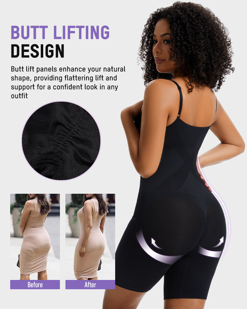 Seamless Double Compression Shaping Bodysuit Secondary image