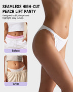 Seamless High-Cut Peach Lift Panty(5 pack)