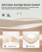 Seamless High-Waist Full Coverage Cotton Panty（5 pack）