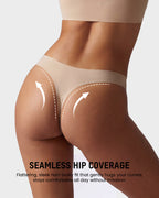 Seamless Ice Silk No-Show Thong(5 pack)
