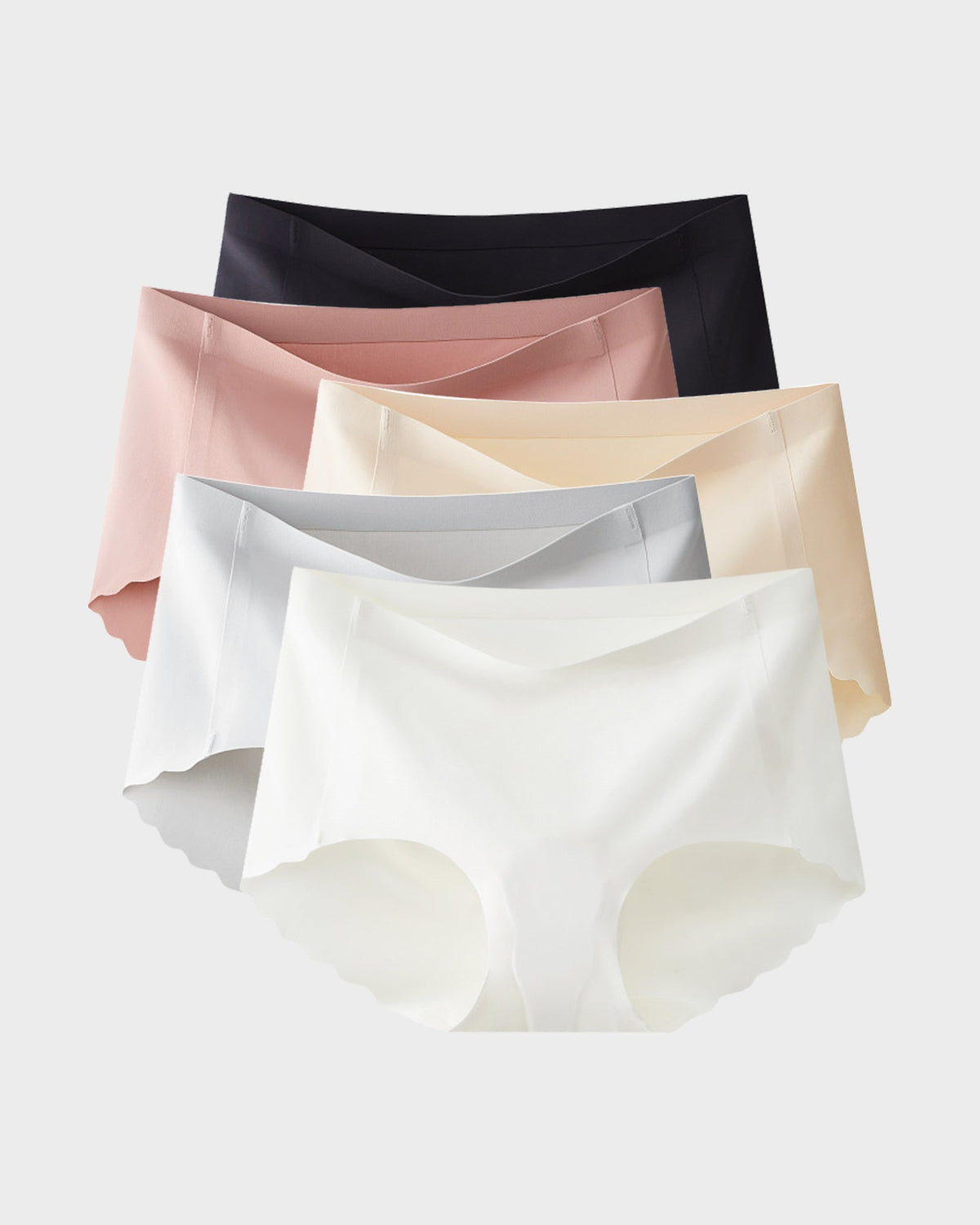 Seamless No Camel Toe Silk Antibacterial Gusset Panties (5 Pack) Main image