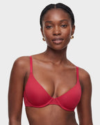 Seamless Push-Up Deep V Bra