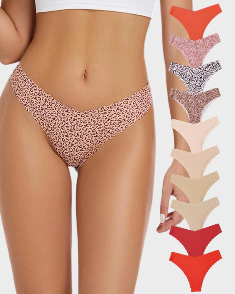 Seamless Wave-Edged Panties (10 Pack) Secondary image