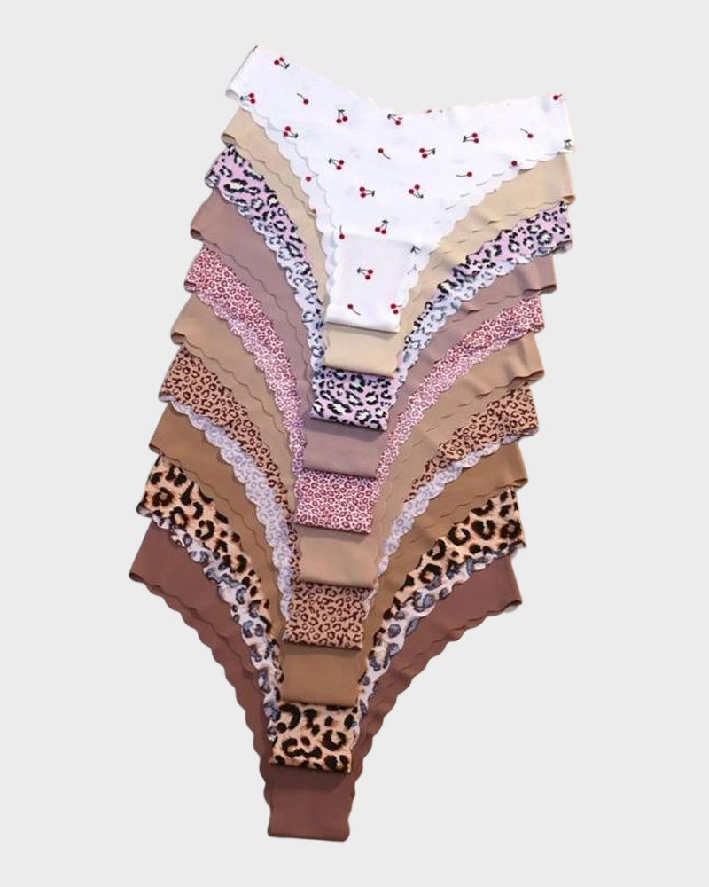 Seamless Wave-Edged Panties (10 Pack) Main image