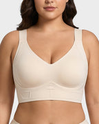 Seamless Wireless Support Bra