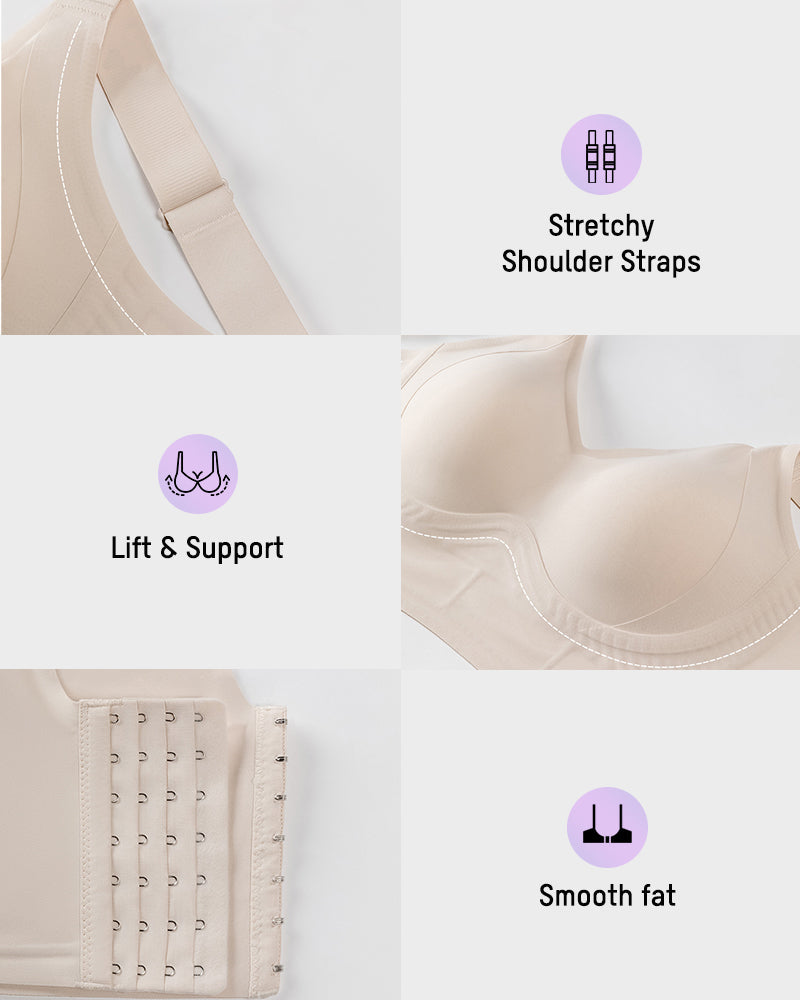 Seamless Wireless Support Bra
