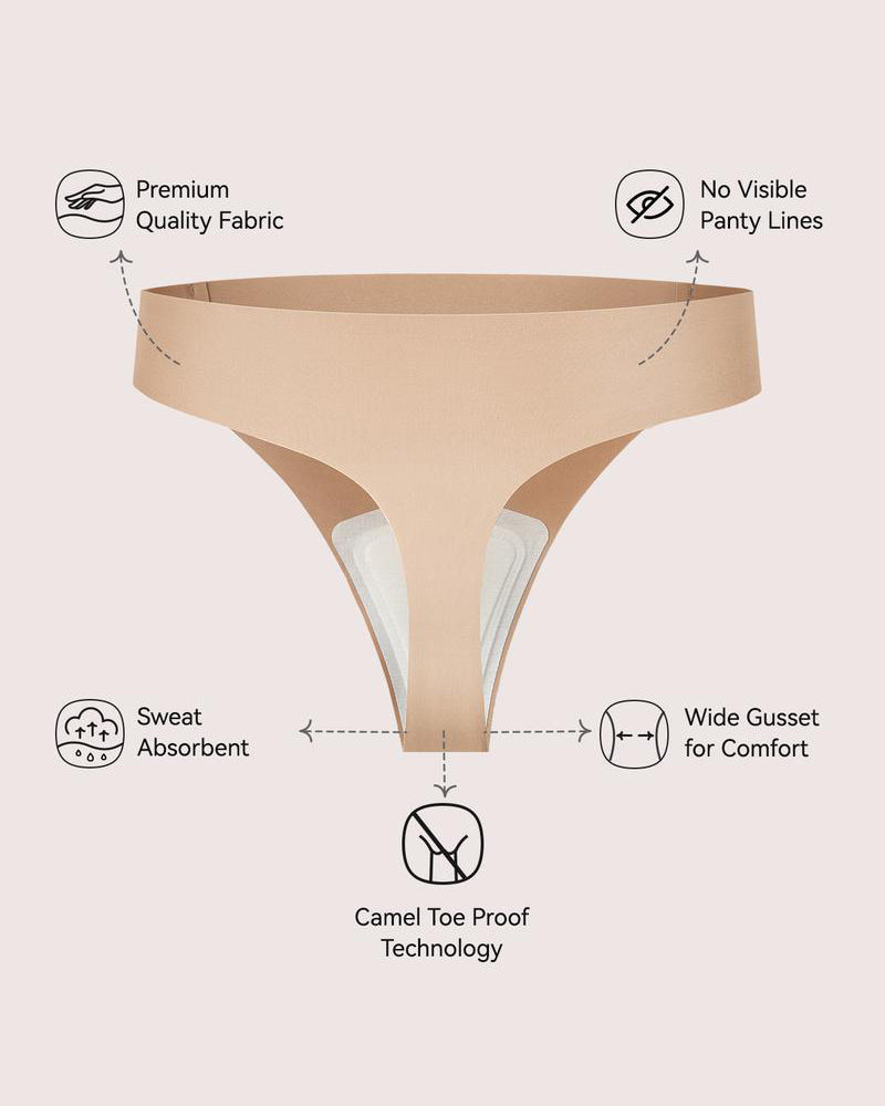 Seamless Camel Toe Cover Thongs (5 PACK) Secondary image