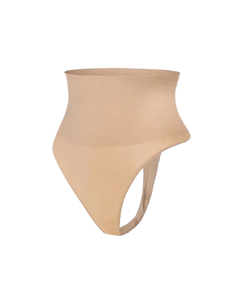 Seamless High-Waisted Shaper Thong Panty