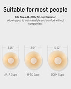 Seamless Non-Adhesive Nip Covers(2 Pairs)