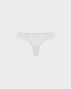 Floral Lace Cut-Out Thong Panties