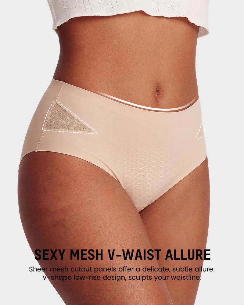 Sexy Seamless Mesh Cutout Panty (5 Pack) Secondary image