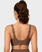 Shock-Absorbing Wireless Sports Bra for Fuller Busts