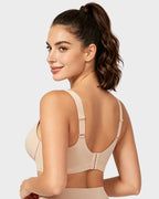 Shock-Absorbing Wireless Sports Bra for Fuller Busts