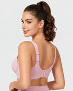 Shock-Absorbing Wireless Sports Bra for Fuller Busts