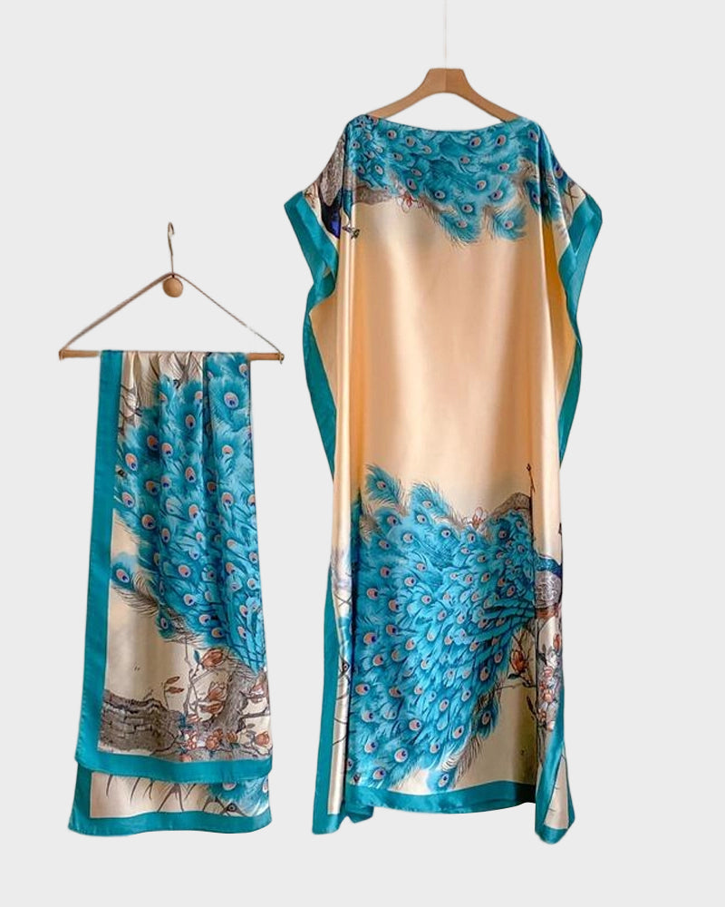 Silky Beach Cover-Up Shawl