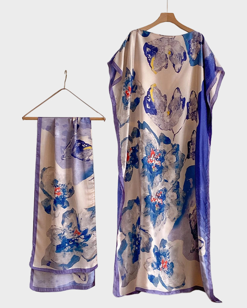 Silky Beach Cover-Up Shawl