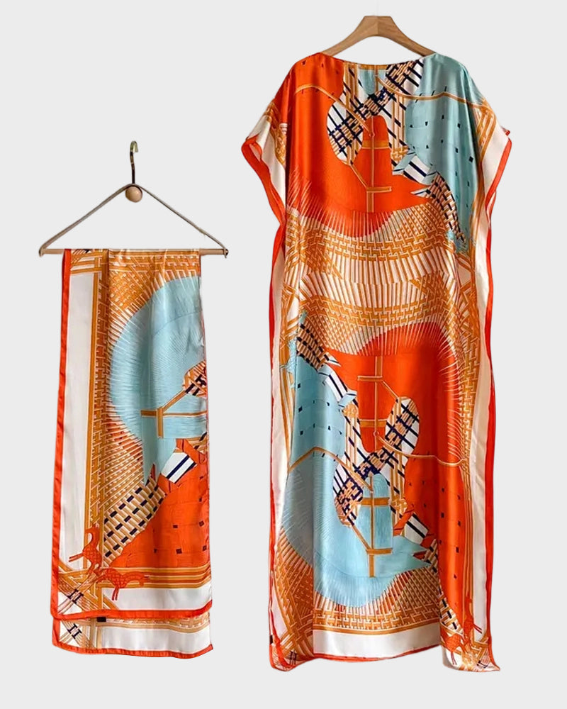 Silky Beach Cover-Up Shawl