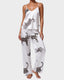 Silky Leopard Satin Pajama Set