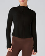 Slim-Fit Streamline Activewear Jacket