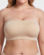 Stay‑Put Wireless Seamless Bandeau Bra