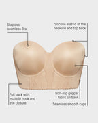 The Low Back Strapless Bra