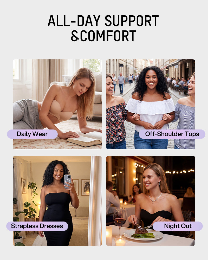 The Low Back Strapless Bra