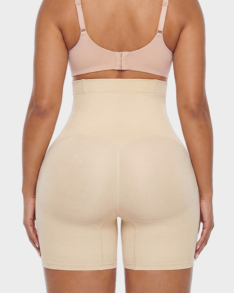 Tummy-Tuck High-Waist Shapewear Shorts