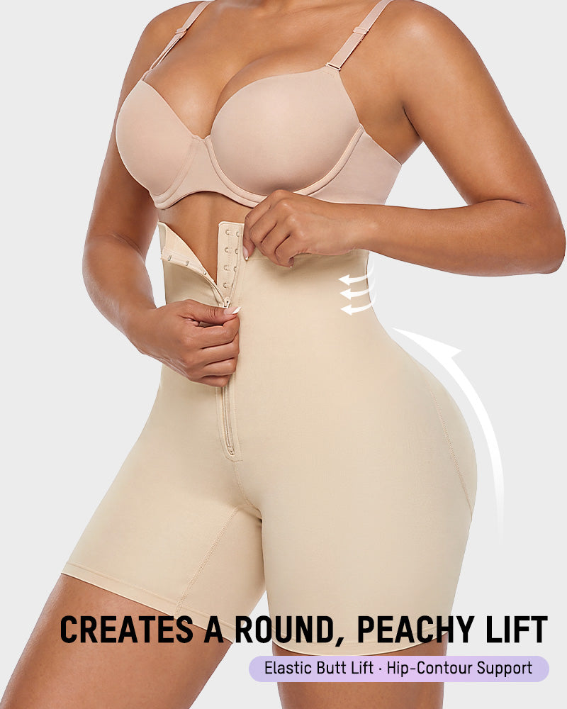 Tummy-Tuck High-Waist Shapewear Shorts Secondary image
