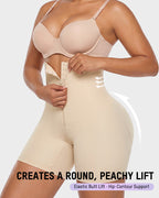 Tummy-Tuck High-Waist Shapewear Shorts