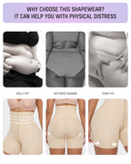Tummy-Tuck High-Waist Shapewear Shorts