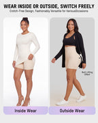 Tummy-Tuck High-Waist Shapewear Shorts