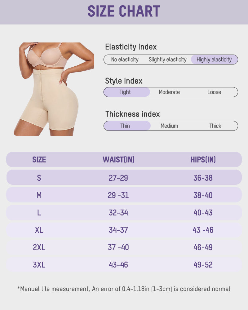 Tummy-Tuck High-Waist Shapewear Shorts