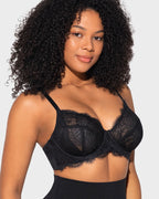 Ultra-Light Lace Underwire Push-Up Bra
