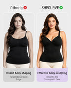 V-Neck Built-In Bra Shaping Cami