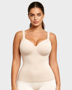 V-Neck Built-In Bra Shaping Cami