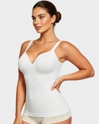 V-Neck Built-In Bra Shaping Cami