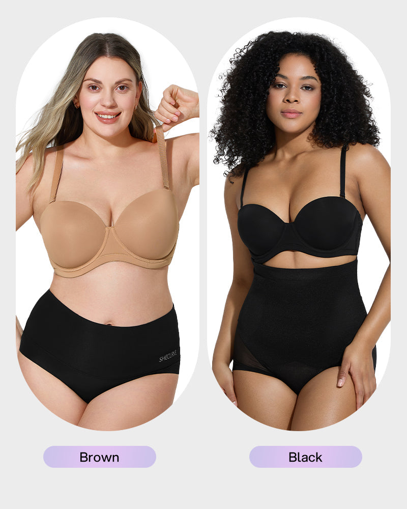 Versatile Molded Cup Underwire Bra with Removable Straps Secondary image