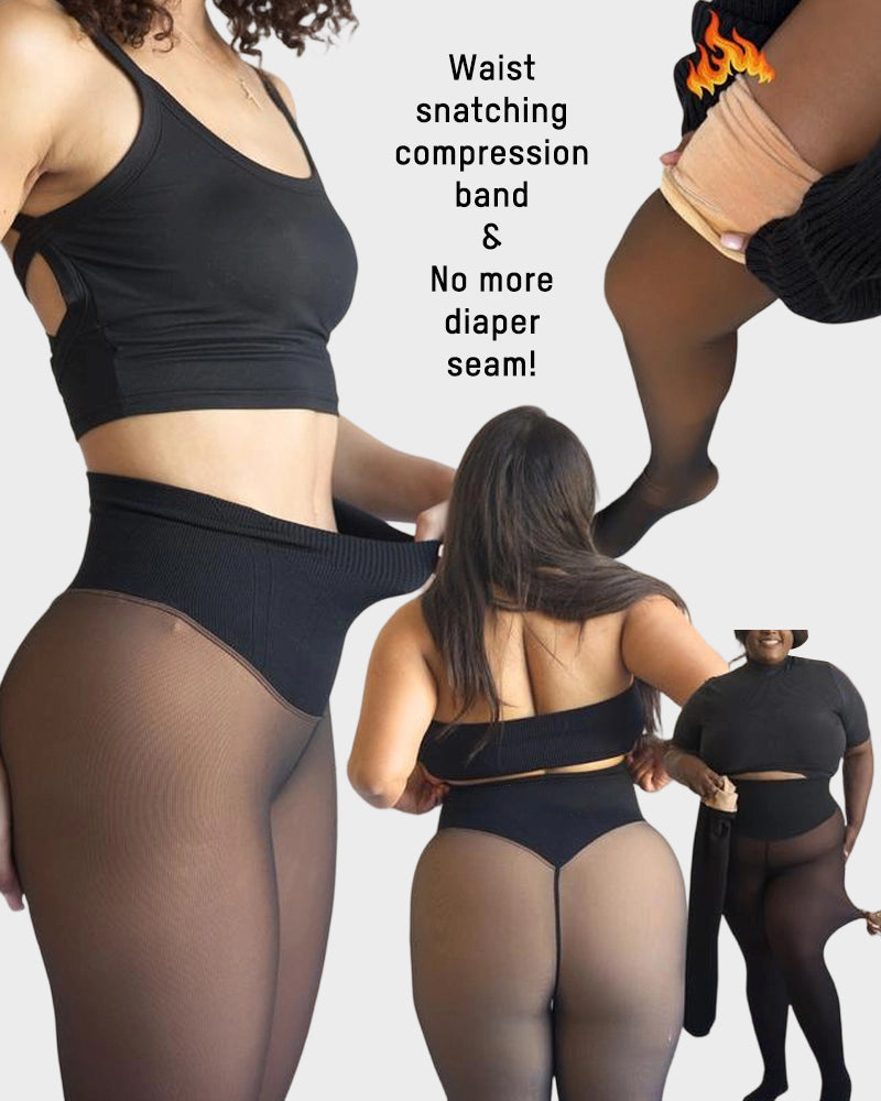 Viral One-Seam Shaping Fleece Leggings Main image
