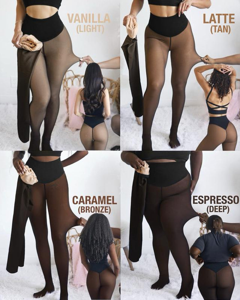 Viral One-Seam Shaping Fleece Leggings Secondary image