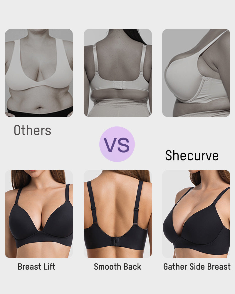 Wireless Deep V Invisible Lift Bra