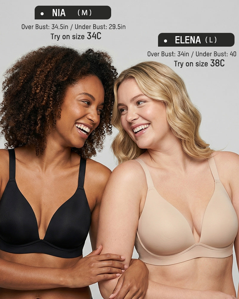 Wireless Deep V Invisible Lift Bra
