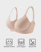 Wireless Deep V Invisible Lift Bra