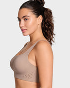 Wireless One-Piece Ventilated Sports Bra