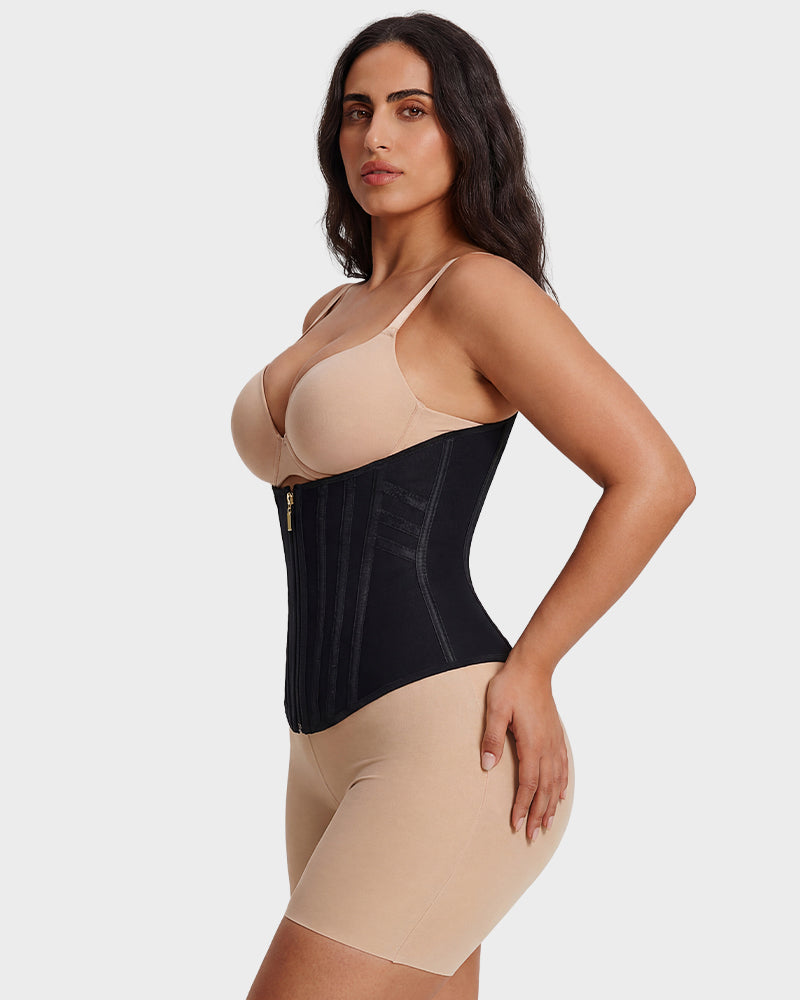 Women Waist Trainer Steel Boned Hourglass Shaper
