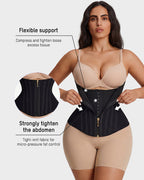 Women Waist Trainer Steel Boned Hourglass Shaper