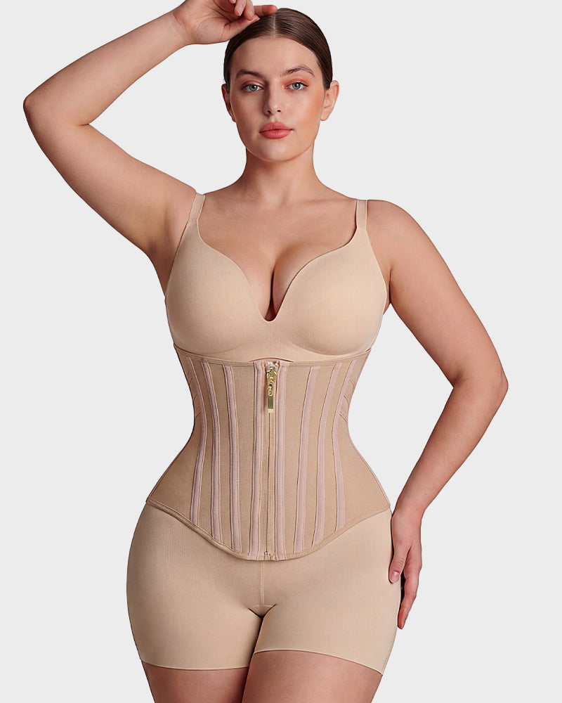 Women Waist Trainer Steel Boned Hourglass Shaper