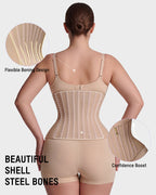 Women Waist Trainer Steel Boned Hourglass Shaper