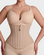 Women Waist Trainer Steel Boned Hourglass Shaper