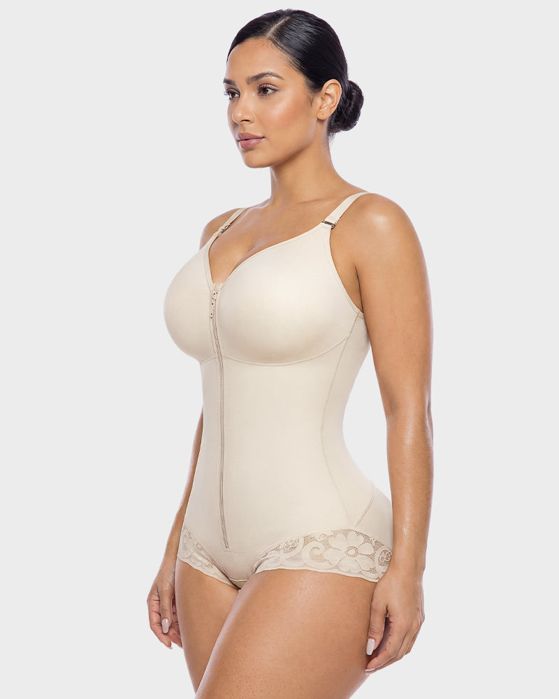 Zip Up Sculpting Bodysuit