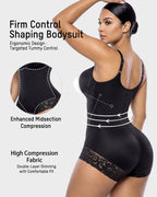 Zip Up Sculpting Bodysuit